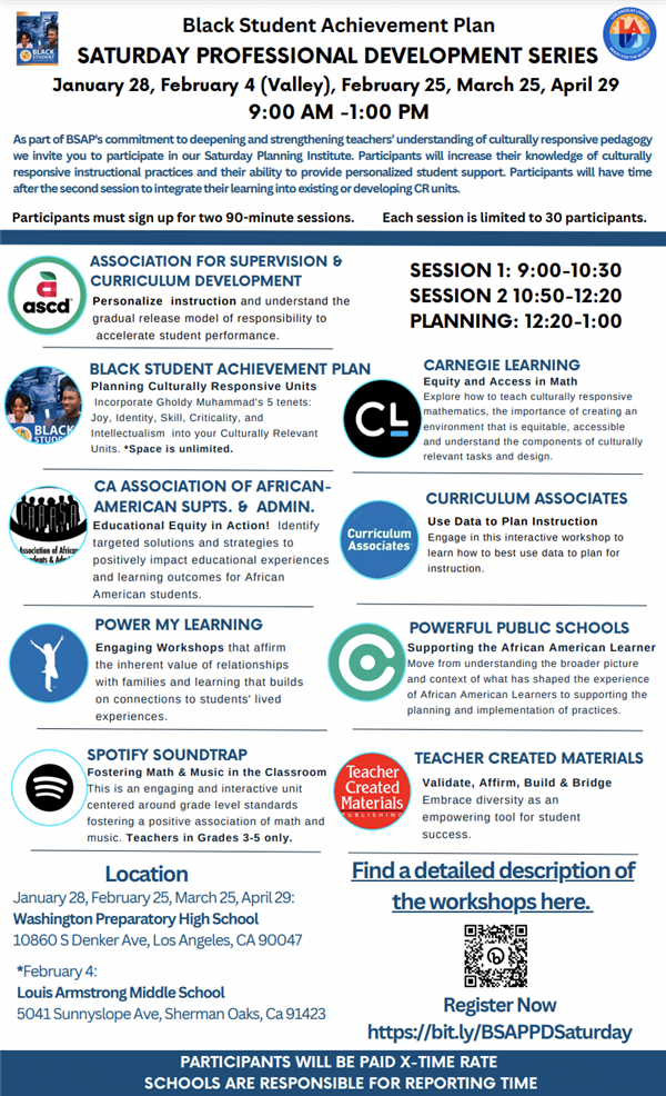 BSAP Saturday Planning Institute